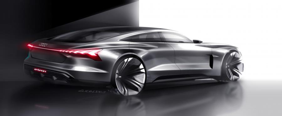 Эскиз Audi e-tron GT Concept 2018 года  (фото 46 из 69)
